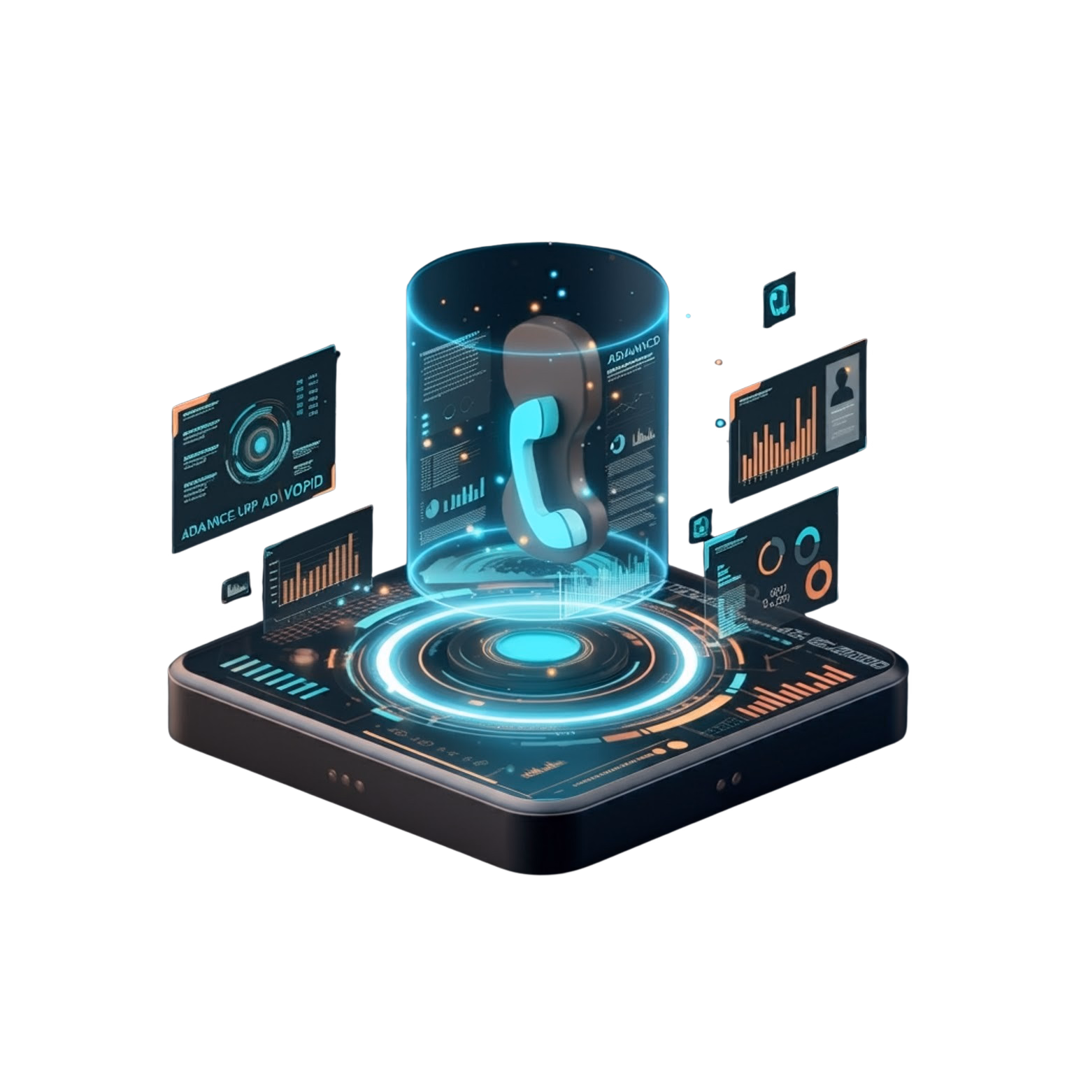 Asistente virtual con IA de Galcyon interactuando con un cliente en una interfaz de chat.